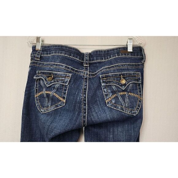 Kut From The Kloth Straight Leg Stretch Blue Denim Jeans Size 8 - Picture 4 of 6